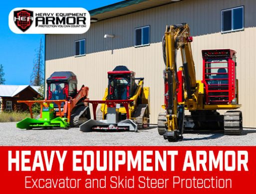 Heavy Equipment Armor for Skid Steers and Excavators