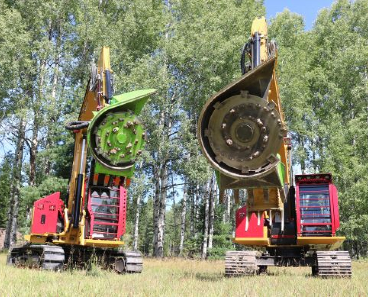 RDM Series Excavator Forestry Disc Mulchers - Advanced Forest Equipment
