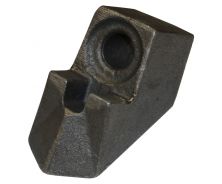 Weld on Shark/Bullet Tooth Holder with 3 welding rod