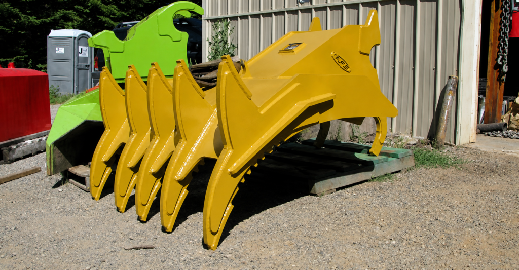 Reverse Tine Brush Rakes For Excavators