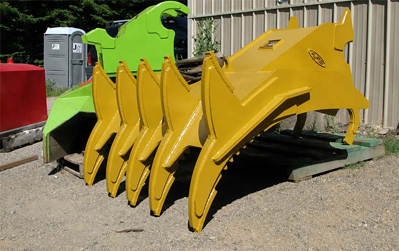 Reverse Tine Brush Rakes For Excavators